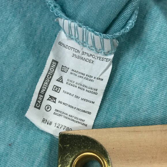 Sugar & Bruno Shirt Youth One Size Blue Tap Dance Pullover Long Sleeve Thumbhole - Picture 4 of 13